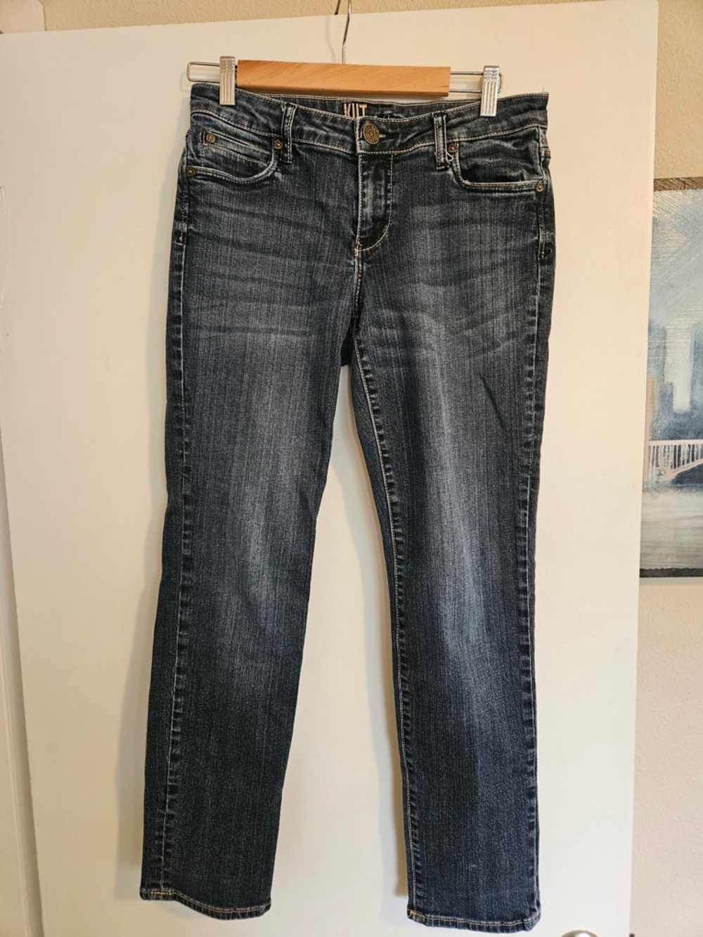 Medium Wash Straight Leg KUT Jeans